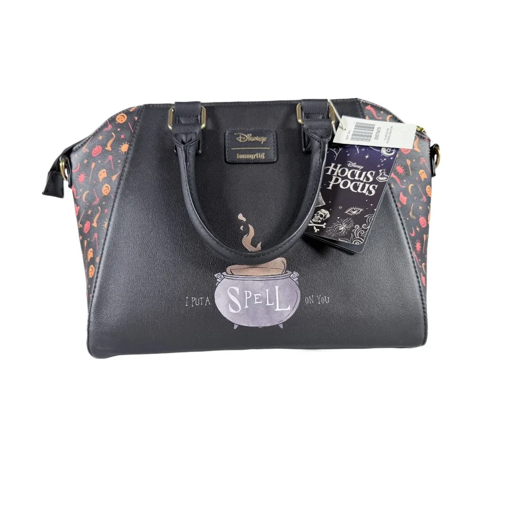 Loungefly Disney Hocus Pocus Sanderson Sisters Illustration Satchel‎ Bag NEW